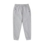 Skechers Kids' Grey Cotton Blend Pants with Design Details, Featuring 54% Cotton and 46% Polyester Material, Available in Size M, Stylish and Comfortable for Everyday Wear - Skechers