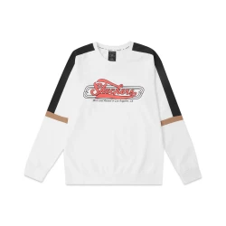 Skechers Men's Knit Pullover Sweater White Cotton Blend with Design Details, Featuring 63% Cotton and 37% Polyester Blend, Size M, Comfortable and Stylish for Everyday Wear