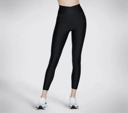 Skechers GOwalk Wear Shine Wrap High Waisted Legging Black S 7/8 Length Skechers GOwalk Wear Shine Wrap High Waisted Legging Black S 7/8 Length