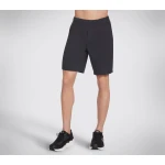 Skechers Explorer Men's Knit Shorts Black French Terry 9 Inch Drawstring Waist Faux Fly Stitch Front Pockets Back Patch Pocket Size S Athletic Comfort Fit - Skechers