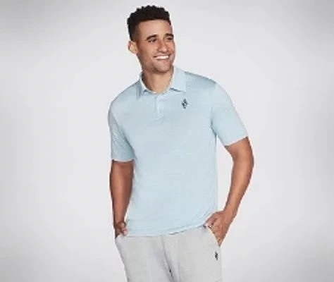 Skechers GODRI On The Road Polo Shirt Men's Blue Athletic 2024 Edition - Skechers - Image 2