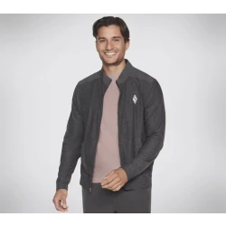Skechers Men's Hoodless Hoodie Skechknits Ultra Go Lite Black M