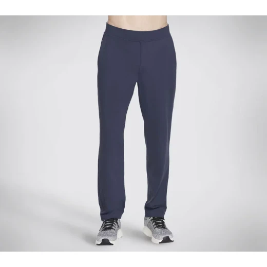 Skechers Men's GoWalk Pant Recharge Classic Navy Blue Comfort Stretch Pants with Slip-in Technology, featuring Pull-on Waistband and Internal Drawcord for Personalized Fit, Size L - Skechers - Image 2
