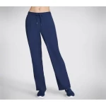 Skechers Go Luxe Rib Pant Women's Navy L Comfortable Lounge Wear - Skechers