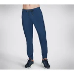 Skechers Men's Skech Knit Ultra Go Saturday Jogger: Breathable 4-Way Stretch Performance Pants with Zipped Pockets and Elastic Waistband, Navy, Size L - Skechers