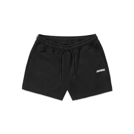 Skechers Women's Cotton Blend Shorts Black XS SALD219W003 Casual Wear - Skechers - Image 2