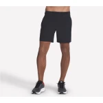 Skechers Premier Men's 7 Inch Shorts Black Lightweight Performance Activewear - Skechers