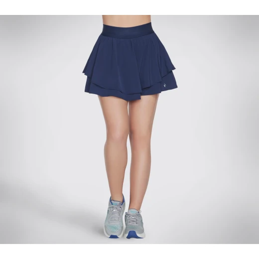 Skechers Sport Court Layered Skort Navy S Women's Athletic Apparel - Skechers - Image 2