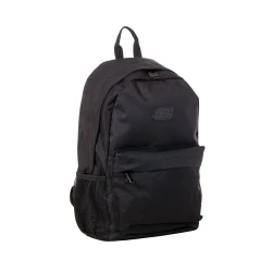 Skechers Solid Backpack Set with Lunch Bag and Pencil Pouch Black O/S 15L Capacity School Bag