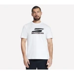 Skechers Men's Performance Logo Tee White XL SKECH-JERSEY Mesh - Skechers