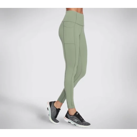 Skechers Go Walk Wear High Waisted Legging Knit Green L Activewear - Skechers - Image 3