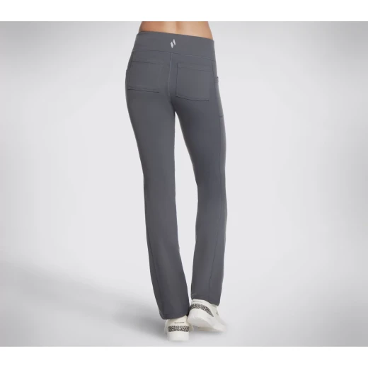 Skechers GO WALK Wear OG Pants II for Women Gray Size M Activewear featuring GO FLEX fabric, Chafe Free Seams, and Exterior Pockets. Comfortable Activewear for Daily Wear. - Skechers - Image 3