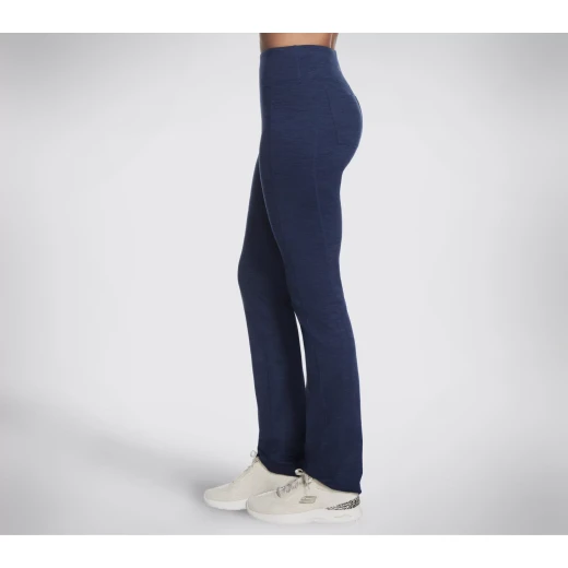 بنطلون سكيتشرز جو ووك جوستريتش عالي الخصر ماسي مصقول رياضي كحلي متوسط - سكيتشرز - Image 4