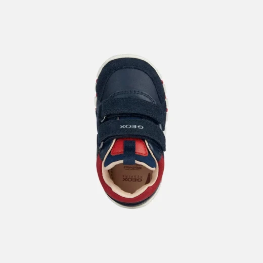 IUPIDOO Baby Sneakers Navy Blue Suede Leather 23 First Steps - Geox - Image 5
