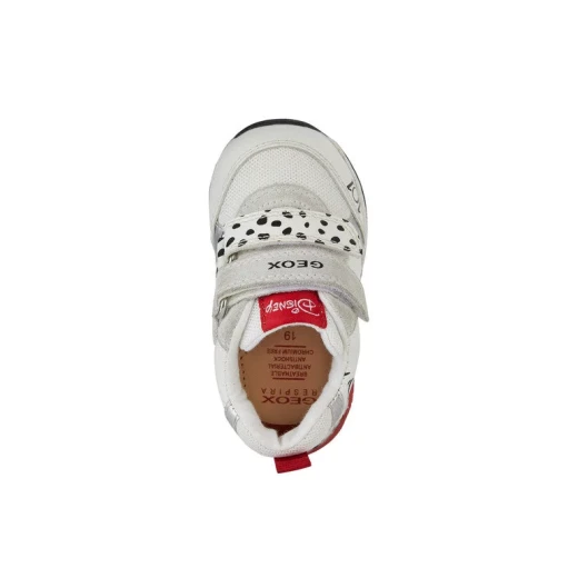 TAPUZ BABY Rishon First Steps Sneakers for Baby Girls, White, featuring Disney Collaboration, Sizes 23, Breathable Design, Comfortable Fit, Perfect for Little Feet - Geox - Image 6