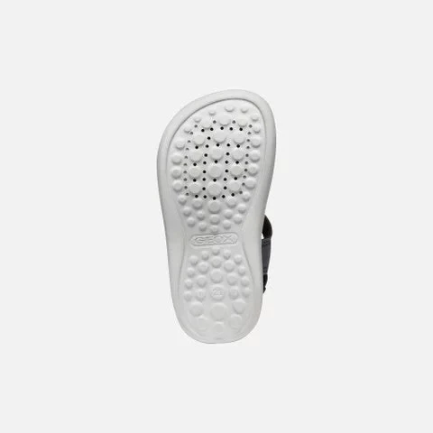 صنادل Geox Lightfloppy للأطفال باللون الأزرق الداكن من جلد النوبوك مقاس 24، تصميم يوفر الراحة والدعم، نعل خارجي تشريحي مبطن خفيف الوزن، مثالي للمغامرات المريحة - جيوكس - Image 10