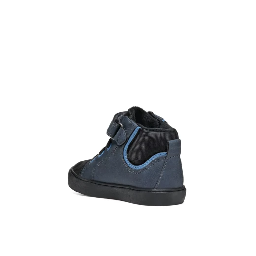 Geox Gisli Baby Navy Sneakers for Baby Boys 23 Breathable Comfort Retro Style Mid Cut Nylon and Waxed Leather Effect Material Fast Delivery Easy Exchange - Gisli baby - Image 17