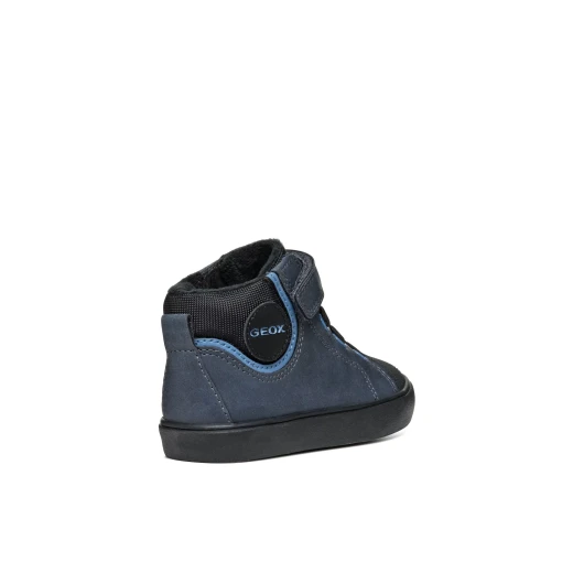 Geox Gisli Baby Navy Sneakers for Baby Boys 23 Breathable Comfort Retro Style Mid Cut Nylon and Waxed Leather Effect Material Fast Delivery Easy Exchange - Gisli baby - Image 6