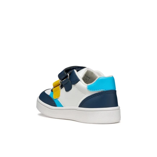 ECLYPER Baby Boys Navy Sneakers Waxed Leather Casual Sporty Shoes Size 25 Designed in Partnership with Italian Podiatrists Provides Natural Shape and Flexibility for Light Feet - Geox - Image 6