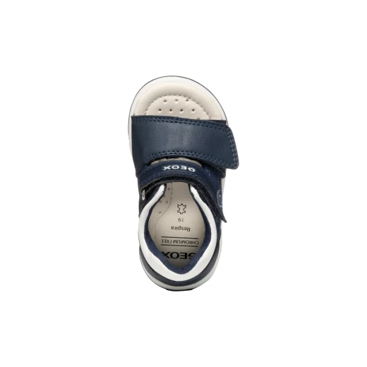 Zapito Baby Boys First Steps Sandals Navy 26 Closed Back Support - Geox - Image 10