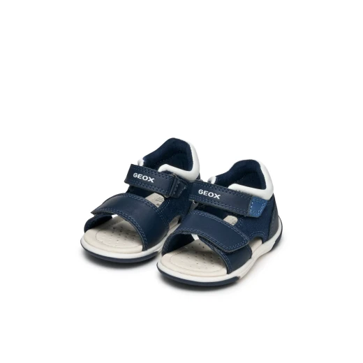 Zapito Baby Boys First Steps Sandals Navy 24 Closed Back Support - Geox - Image 17
