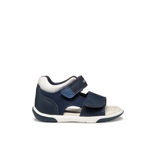 Zapito Baby Boys First Steps Sandals Navy 26 Closed Back Support - Geox - Image 3