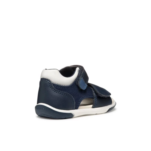 Zapito Baby Boys First Steps Sandals Navy 26 Closed Back Support - Geox - Image 6