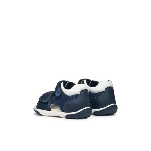 Zapito Baby Boys First Steps Sandals Navy 26 Closed Back Support - Geox - Image 8