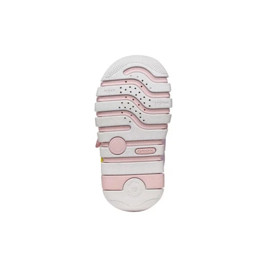 IUPIDOO Baby First Steps Sandals Pink Mesh Leatherette Sporty Casual Design Italian Podiatrist Approved for Adventurous Toddlers Size 23 - Geox - Image 7