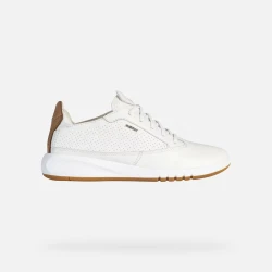 Geox Aerantis Woman Sneakers White Leather 37 Breathable Shoes