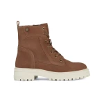 Geox Iridea Woman's Brown Leather Breathable Shoes Size 41 with Patented Waterproof Technology for All Day Comfort and Temperature Regulation, Easy Exchange Available - Geox