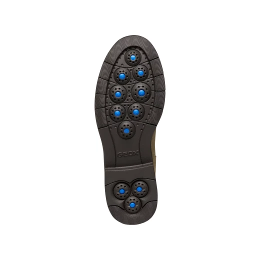 حذاء كاحل Geox Spherica EC1 نسائي عسكري داكن جلد سويدي نعل خارجي فائق النعومة مسامي تصميم حذاء تشيلسي مقاس 40 أساسي لخزانة ملابس المدينة - جيوكس - Image 7