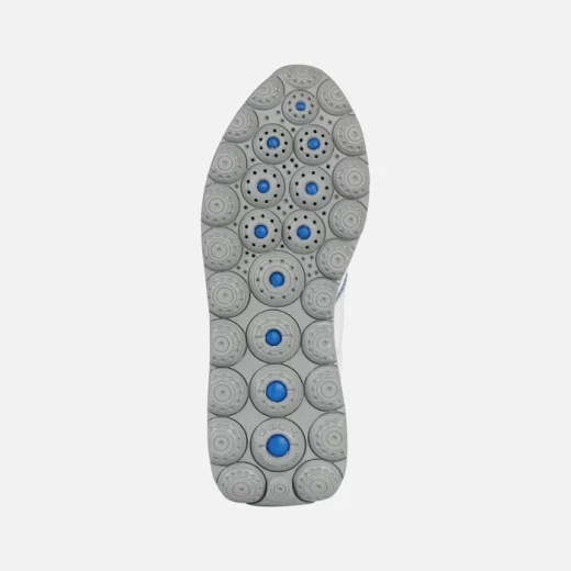 حذاء رياضي نسائي Geox Spherica VSERIES أبيض مقاس 37: تصميم فائق النعومة وقابل للتهوية مع جزء علوي من جلد الغزال والنايلون. تصميم رياضي عصري للارتداء اليومي. توصيل سريع وتبديل سهل. - جيوكس - Image 6