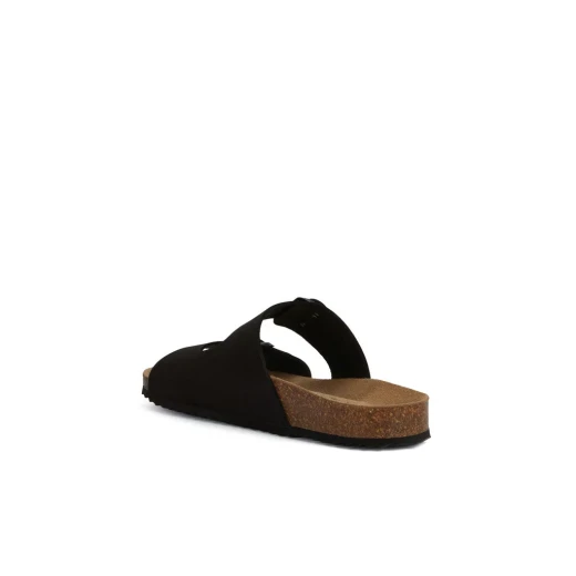 Brionia Woman's Nubuck Anatomic Sandals with Adjustable Arch Straps in Black, Perfect for Summer Laid Back Styles, Size 36 - Geox - Image 13