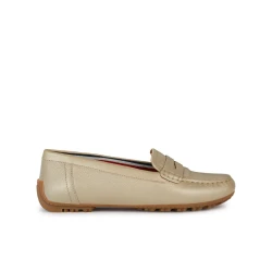 Geox Kosmopolis + Grip Women's Loafers Light Gold 38 Breathable Outsole