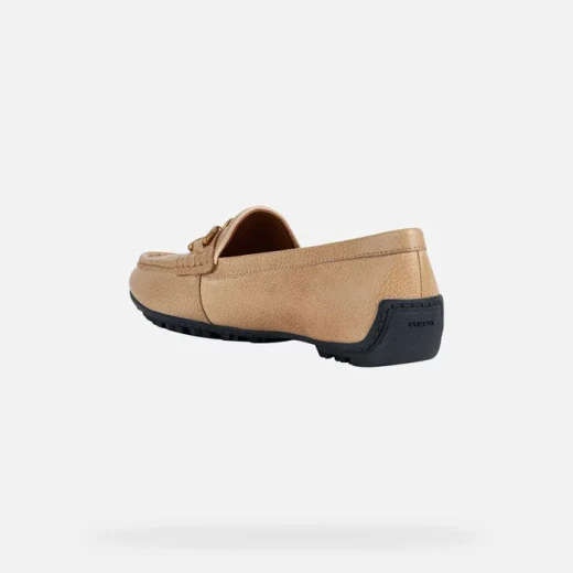 Geox Kosmopolis+Grip Women's Desert Loafers Tumbled Leather Non Slip Breathable Design Featuring Metal Detail Size 38 For Everyday Urban Style And Comfort - Geox - Image 4