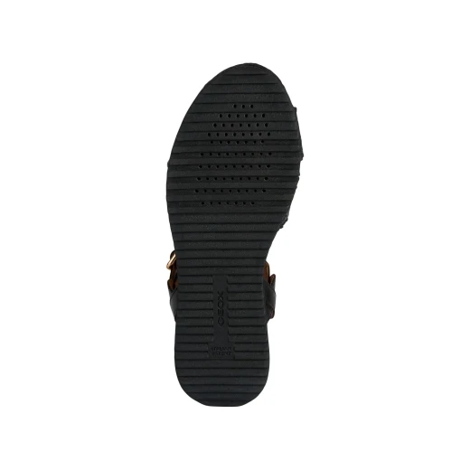 Geox Eolie Woman Sandals Black Color Plain Leather Breathable Comfortable Lightweight Day in Day out Wear 36 Size Summer Style Rope Outsole Fast Delivery Easy Exchange - Geox - Image 7