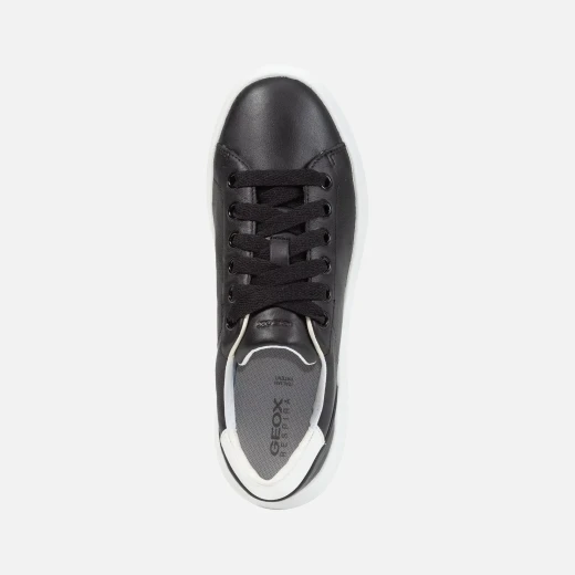 Geox Spherica EC4.1 Woman's Sneakers Black 37 Ultra Comfortable Low Cut Stylish Urban Footwear with Chunky Hi Tech Sole Exceptional Cushioning for Women, Black Color - Geox - Image 5