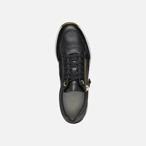 حذاء كاليث النسائي رياضي أسود بسحاب جانبي مقاس 39 أحذية كاجوال - جيوكس - Image 11