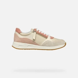 Bulmya Woman Papyrus Sneakers Fabric Suede Side Zip Closure 37