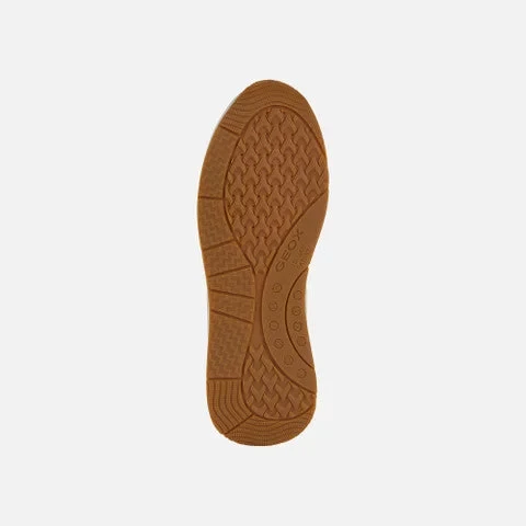 Bulmya Woman's Sneakers Off White 36 With Side Zip Casual Design Leather Effect Suede Breathable Lightweight Comfortable Shoes - Geox - Image 3