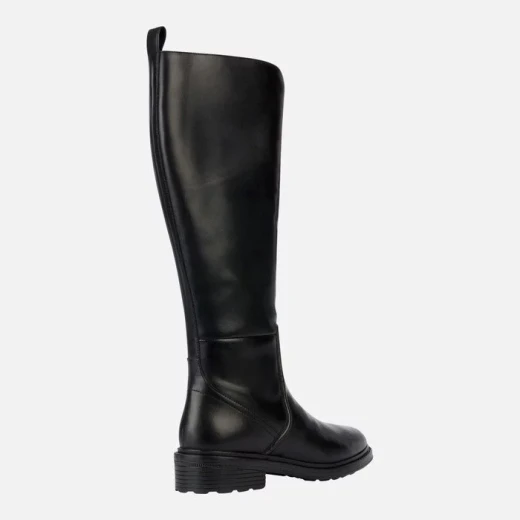 Geox Walk Pleasure Women's Boots Black Leather Size 37 Lightweight Breathable Urban Design Everyday Wear Comfortable and Stylish with Fast Delivery and Easy Exchange - Geox - Image 4