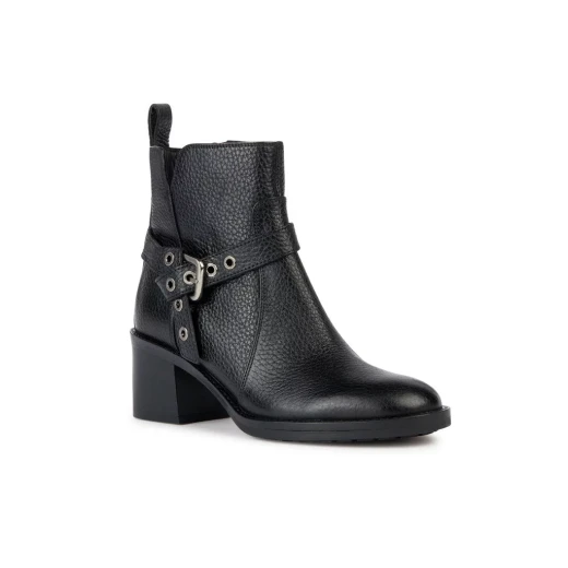 حذاء جيوكس جيوليلا نسائي جلد أسود مقاس 41: تصميم مسامي ومقاوم للماء بنعل مطاطي كلاسيكي من جيوكس لراحة تدوم طوال اليوم وإمكانية الاستبدال السهل - جيوكس - Image 3