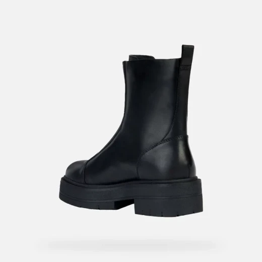جيوكس سفيريكا إي سي 7 حذاء كاحل نسائي جلد أسود بسحاب أمامي مريح وجيد التهوية مقاس 41 تصميم عصري للمدينة مع توسيد محسن وتبديل سهل - جيوكس - Image 4
