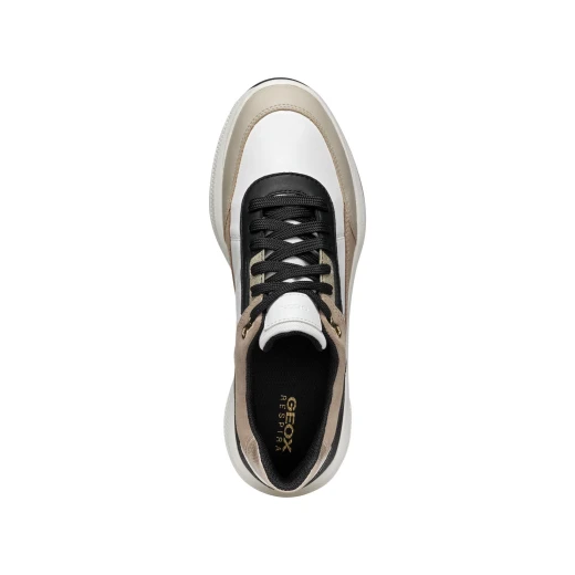 Geox PG1X ABX Woman Sneaker Waterproof Design, Casual Style, Breathable Leather Effect, Suede Upper, Highly Gripping Sole for Wet Weather, Size 36, Multicolor - Geox - Image 4