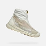 Geox PG1X ABX Women's Ankle Boots in Light Sand 36. Waterproof & Breathable Fabric and Leather Effect Upper, Zip Front, Sporty Style for Casual City Outfits - Geox