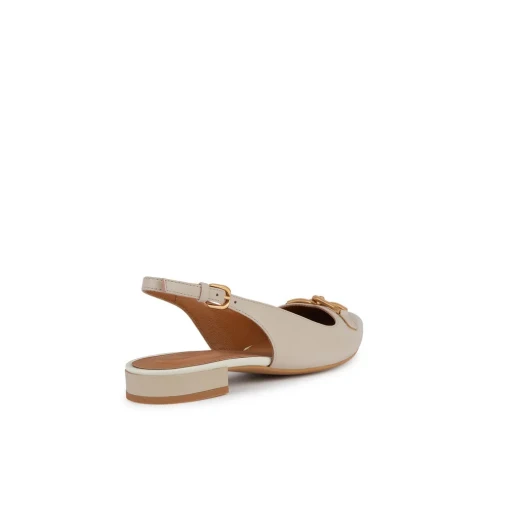 Geox Charyssa B Women's Slingback Ballerina Flats Light Sand Size 36 - Geox - Image 5