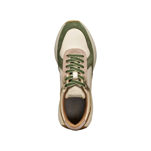 Amabel Woman's Papyrus Sneakers Size 38 Comfortable Breathable Retro Running Shoe Style Suede and Nappa Upper Everyday Casual Wear Item Code D45MDA 02285 CH61S - Geox - Image 9