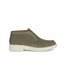 Geox Spherica EC1 Woman's Slip On Ankle Boot in Sage, Ultra Cushioned Breathable Suede, Ideal for City Wear, Size 39. Comfort and Style for the New Season
