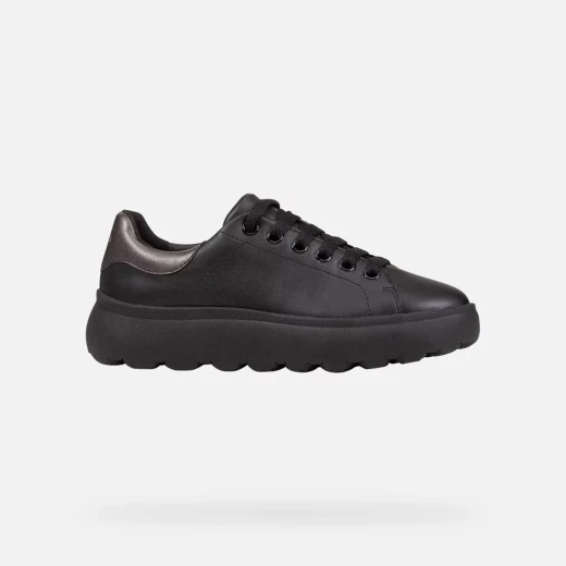 حذاء رياضي نسائي جوكس سفريكا EC4.1 أسود مقاس 39 تنفس فائق النعومة حذاء منخفض القطع يتميز بجلد نابا ناعم ومادة جلدية لامعة على الطراز النشط الأنيق - جيوكس - Image 8